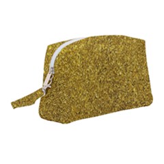 Gold Sparkles Wristlet Pouch Bag (medium)