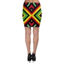 Reggae Vintage Geometric Vibrations Bodycon Skirt View2