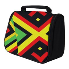 Reggae Vintage Geometric Vibrations Full Print Travel Pouch (small)