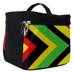 Reggae Vintage Geometric Vibrations Make Up Travel Bag (small) by beautyskulls