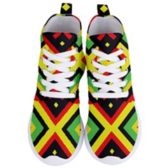 Reggae Vintage Geometric Vibrations Women s Lightweight High Top Sneakers