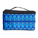 Stunning Luminous Blue Micropattern Magic Cosmetic Storage View1