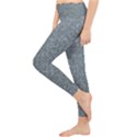 Silver Sparkle Lightweight Velour Classic Yoga Leggings View3