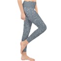 Silver Sparkle Lightweight Velour Classic Yoga Leggings View4