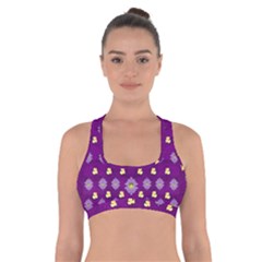 A Feel Of Flowers In Beautiful Air Cross Back Sports Bra by pepitasart