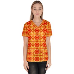 Ml 127 1 Women s V-neck Scrub Top by ArtworkByPatrick