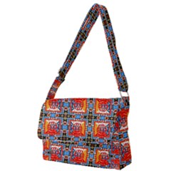 Ml 128 Full Print Messenger Bag by ArtworkByPatrick