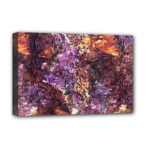 Colorful Rusty Abstract Print Deluxe Canvas 18  X 12  (stretched) by dflcprintsclothing