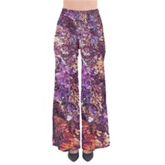 Colorful Rusty Abstract Print So Vintage Palazzo Pants by dflcprintsclothing