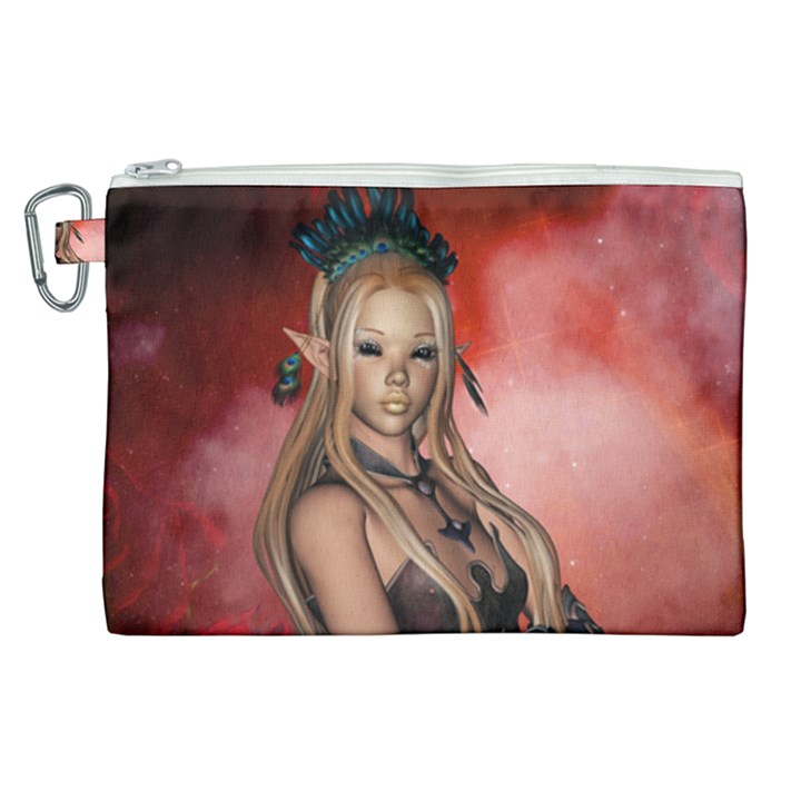 Wonderful Mythical Fairy Canvas Cosmetic Bag (XL)