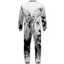 Lion Wildlife Art And Illustration Pencil OnePiece Jumpsuit (Men)  View2