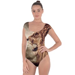 Roaring Lion Short Sleeve Leotard  by Sudhe