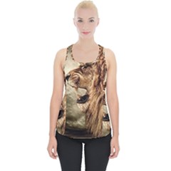 Roaring Lion Piece Up Tank Top by Sudhe