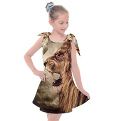 Roaring Lion Kids  Tie Up Tunic Dress by Sudhe