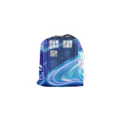 Tardis Space Drawstring Pouch (xs) by Sudhe