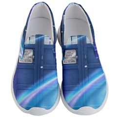 Tardis Space Men s Lightweight Slip Ons by Sudhe