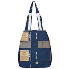 Tardis Poster Center Zip Backpack