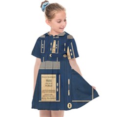 Tardis Poster Kids  Sailor Dress by Sudhe