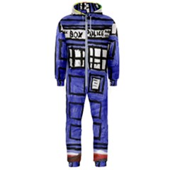 Tardis Painting Hooded Jumpsuit (men)  by Sudhe