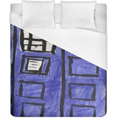 Tardis Painting Duvet Cover (california King Size) by Sudhe