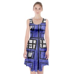 Tardis Painting Racerback Midi Dress by Sudhe