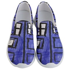 Tardis Painting Men s Lightweight Slip Ons by Sudhe