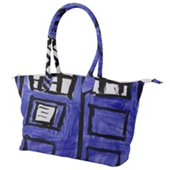 Tardis Painting Canvas Shoulder Bag by Sudhe