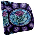 Cathedral Rosette Stained Glass Beauty And The Beast Seat Cushion View2