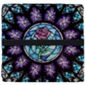 Cathedral Rosette Stained Glass Beauty And The Beast Seat Cushion View4