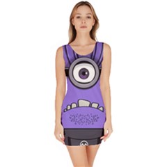 Evil Purple Bodycon Dress by Sudhe