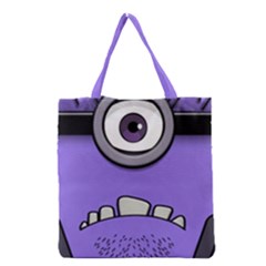 Evil Purple Grocery Tote Bag