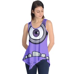 Evil Purple Sleeveless Tunic by Sudhe