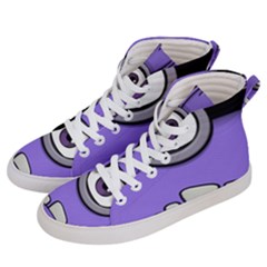 Evil Purple Women s Hi-top Skate Sneakers by Sudhe