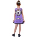 Evil Purple Kids  Cross Back Dress View2