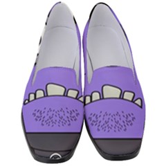 Evil Purple Women s Classic Loafer Heels by Sudhe