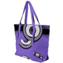 Evil Purple Zip Up Canvas Bag View1