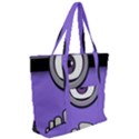 Evil Purple Zip Up Canvas Bag View2