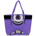 Evil Purple Zip Up Canvas Bag View3