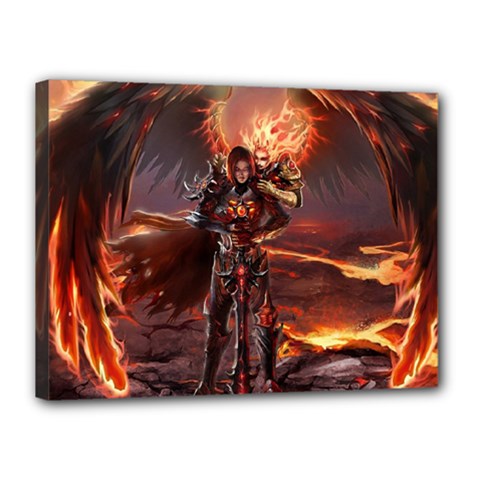 Fantasy Art Fire Heroes Heroes Of Might And Magic Heroes Of Might And Magic Vi Knights Magic Repost Canvas 16  X 12  (stretched) by Sudhe