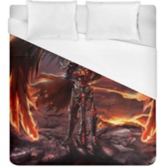 Fantasy Art Fire Heroes Heroes Of Might And Magic Heroes Of Might And Magic Vi Knights Magic Repost Duvet Cover (king Size) by Sudhe