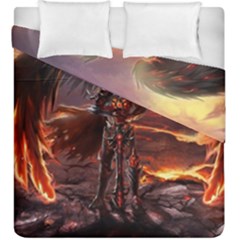 Fantasy Art Fire Heroes Heroes Of Might And Magic Heroes Of Might And Magic Vi Knights Magic Repost Duvet Cover Double Side (king Size) by Sudhe