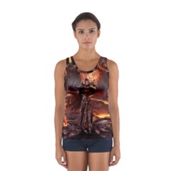 Fantasy Art Fire Heroes Heroes Of Might And Magic Heroes Of Might And Magic Vi Knights Magic Repost Sport Tank Top  by Sudhe