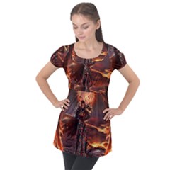 Fantasy Art Fire Heroes Heroes Of Might And Magic Heroes Of Might And Magic Vi Knights Magic Repost Puff Sleeve Tunic Top by Sudhe