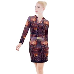 Fantasy Art Fire Heroes Heroes Of Might And Magic Heroes Of Might And Magic Vi Knights Magic Repost Button Long Sleeve Dress by Sudhe