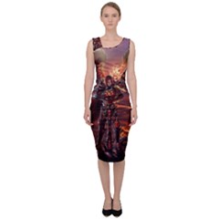 Fantasy Art Fire Heroes Heroes Of Might And Magic Heroes Of Might And Magic Vi Knights Magic Repost Sleeveless Pencil Dress by Sudhe