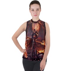 Fantasy Art Fire Heroes Heroes Of Might And Magic Heroes Of Might And Magic Vi Knights Magic Repost Mock Neck Chiffon Sleeveless Top by Sudhe