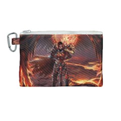 Fantasy Art Fire Heroes Heroes Of Might And Magic Heroes Of Might And Magic Vi Knights Magic Repost Canvas Cosmetic Bag (medium) by Sudhe