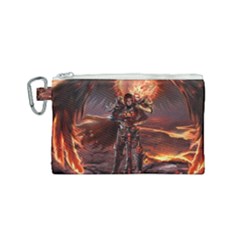 Fantasy Art Fire Heroes Heroes Of Might And Magic Heroes Of Might And Magic Vi Knights Magic Repost Canvas Cosmetic Bag (small) by Sudhe