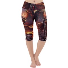 Fantasy Art Fire Heroes Heroes Of Might And Magic Heroes Of Might And Magic Vi Knights Magic Repost Lightweight Velour Cropped Yoga Leggings by Sudhe