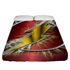 Flashy Logo Fitted Sheet (king Size) by Sudhe